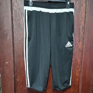 adidas Black and White Track Pants